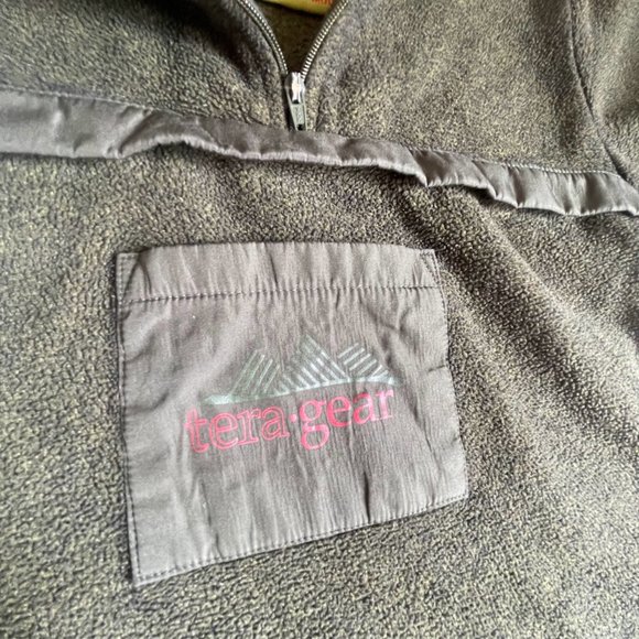 Baby Tera Gear fleece romper forest green cozy size 18 months - Picture 4 of 5